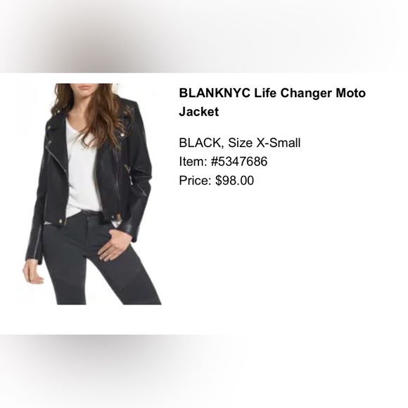 BLANKNYC Life Changer Moto Jacket - Picture 6 of 6